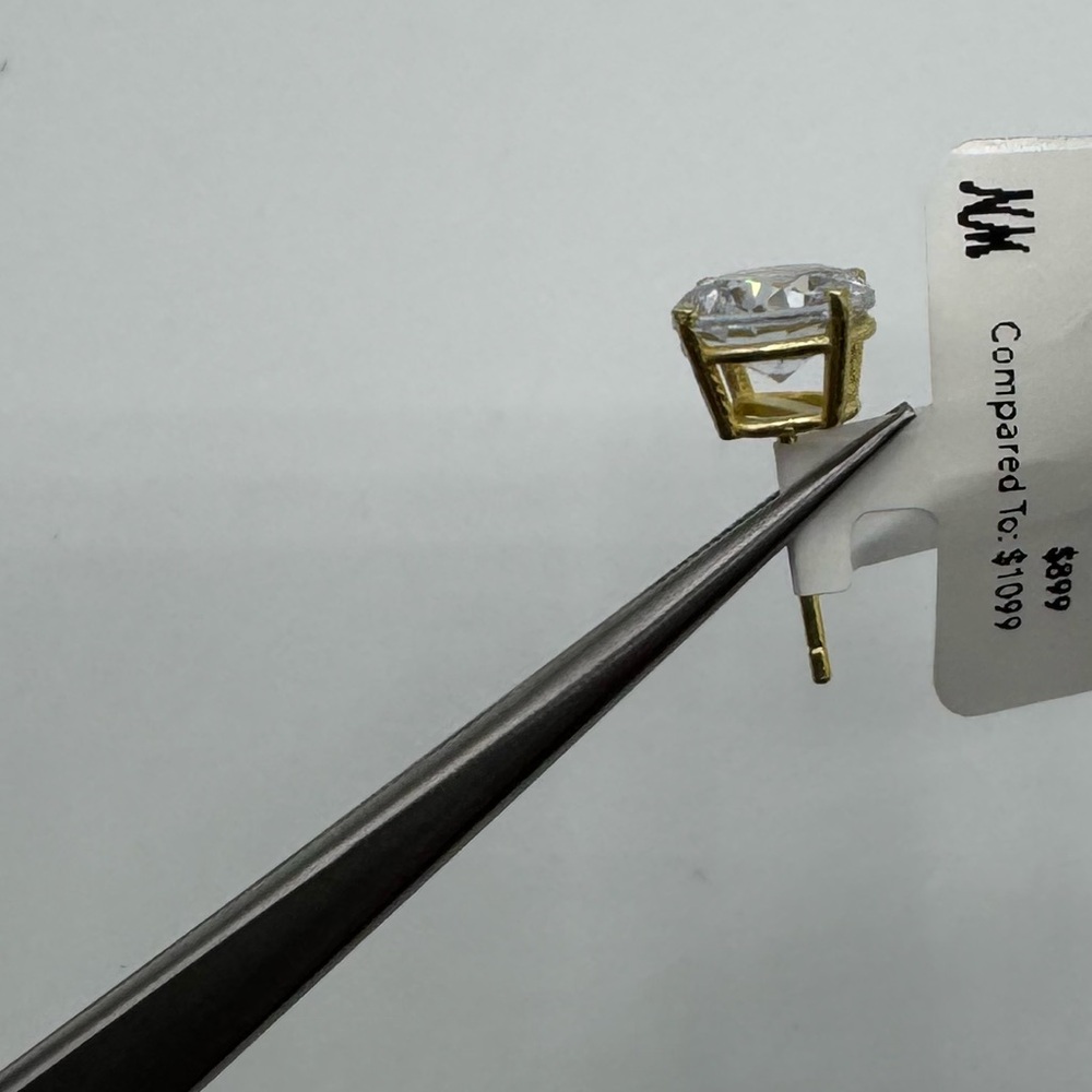 18k 2ct Brilliant Cut Studs - Picture 11 of 13